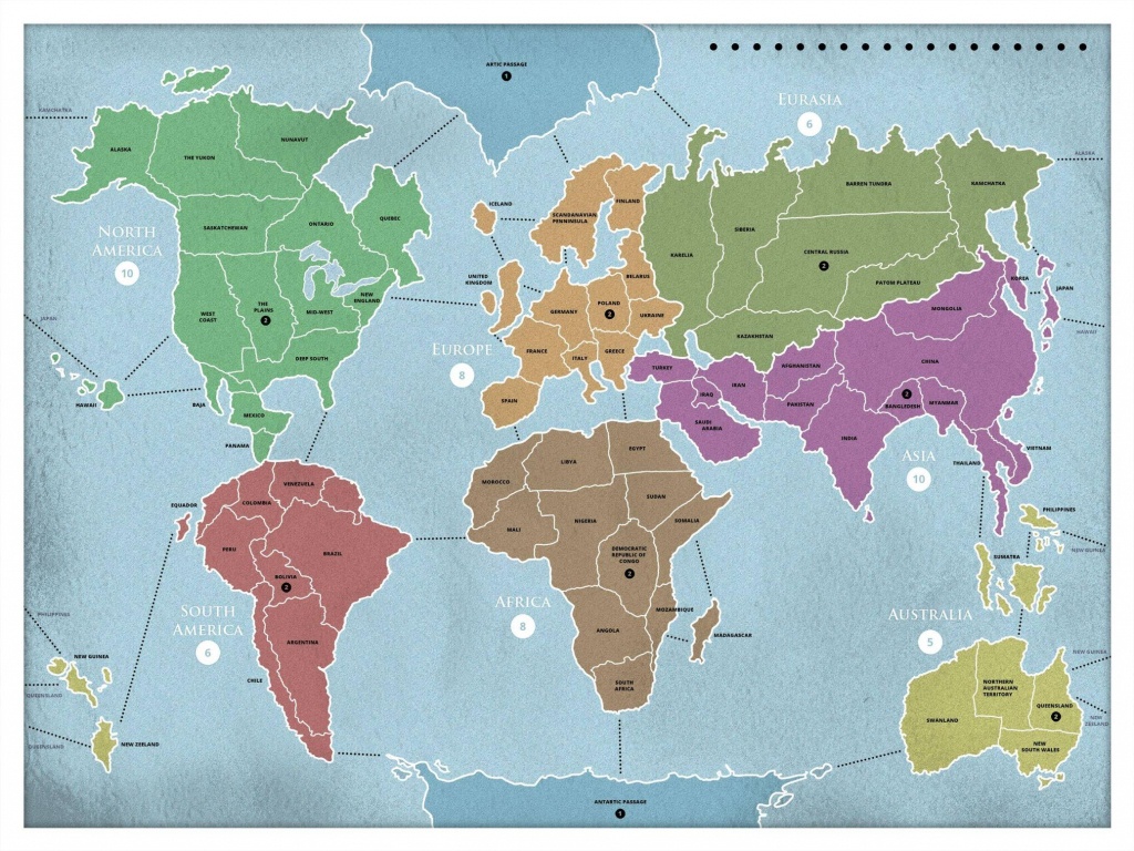 Album) Creating A Better Risk Board. My Friends And I Designing Our - Risk Board Game Printable Map