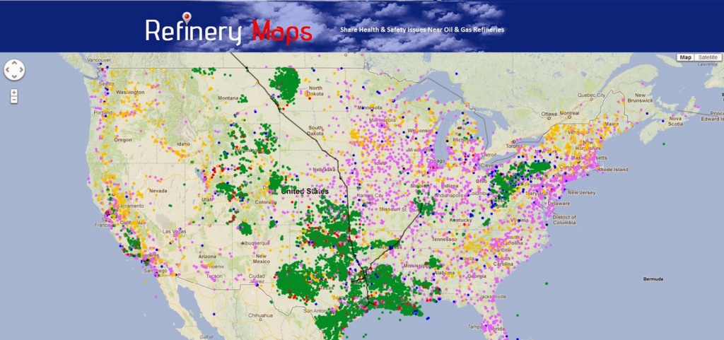 All Midwest Oil &amp;amp; Gas Pipelines Lead To Houston, Texas - Texas Refineries Map