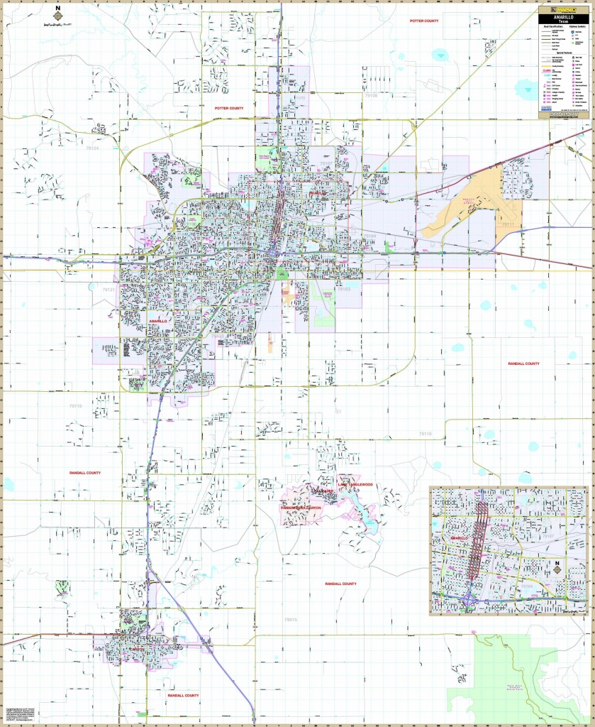 Amarillo Road Map Throughout Printable Map Of Amarillo Tx 15 - Printable Map Of Amarillo Tx