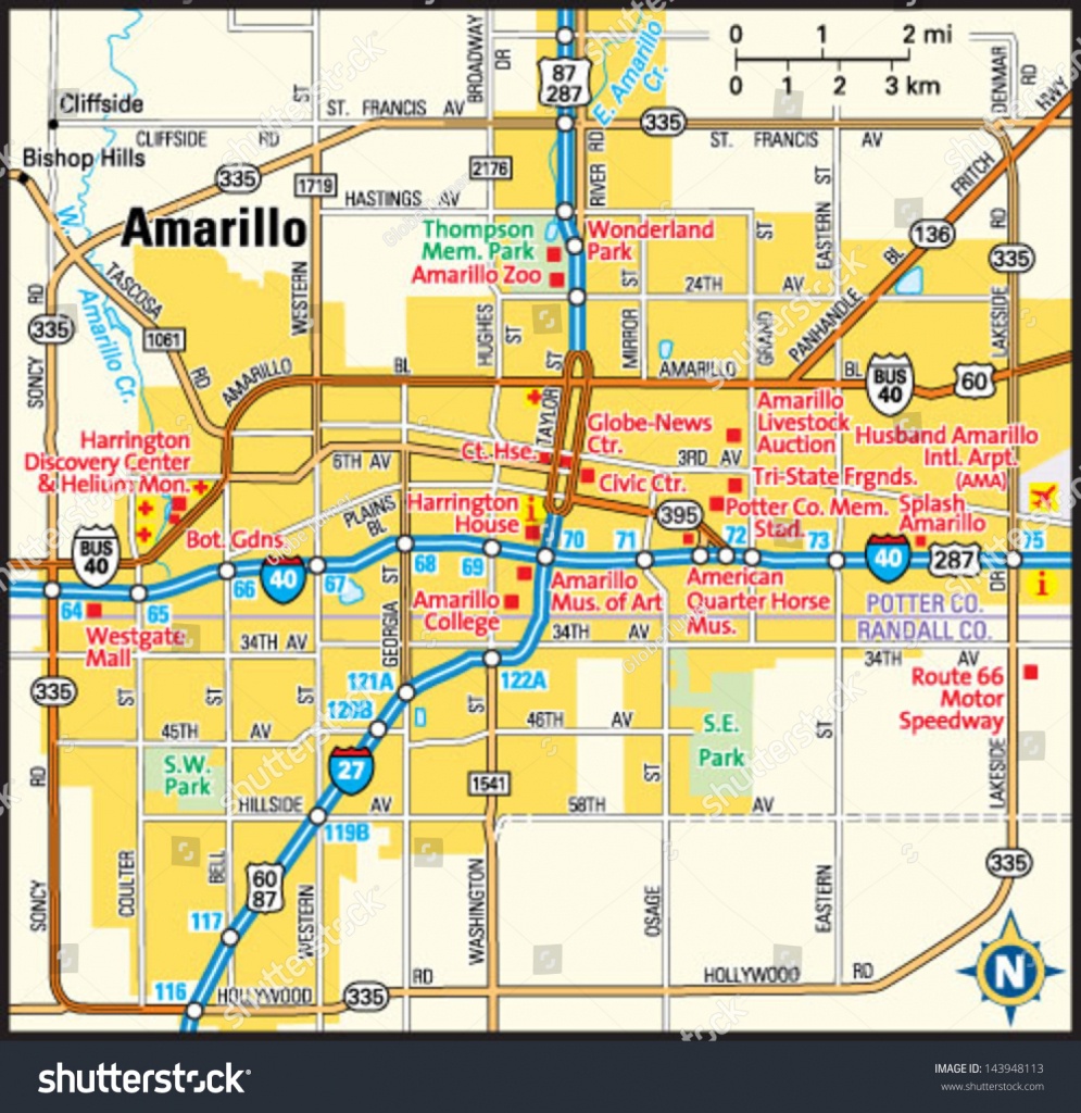 Where Is Amarillo On The Texas Map | Free Printable Maps