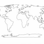 Amazing World Map Template 4 | Maps In 2019 | World Map Outline   World Map Stencil Printable