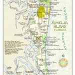 Amelia Island Florida In Two Sizes | Etsy   Amelia Island Florida Map