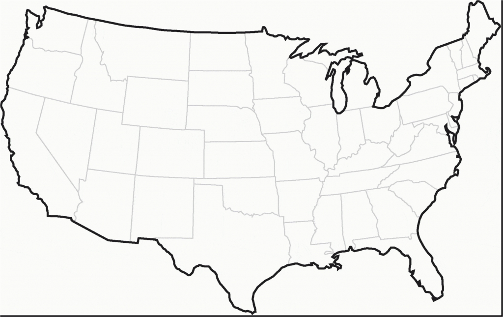 America Outline Png, Png Collections At Sccpre.cat - Map United States Of America Printable