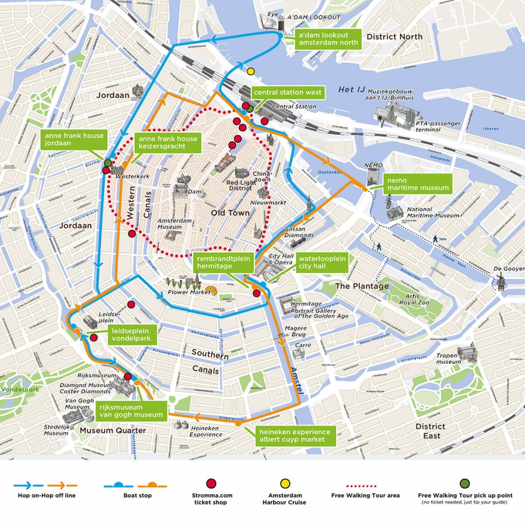 Amsterdam Attractions Map Pdf - Free Printable Tourist Map Amsterdam - Printable Tourist Map Of Amsterdam