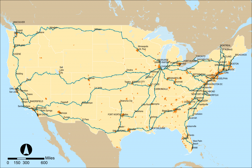 Amtrak - Wikipedia - Amtrak California Coast Map