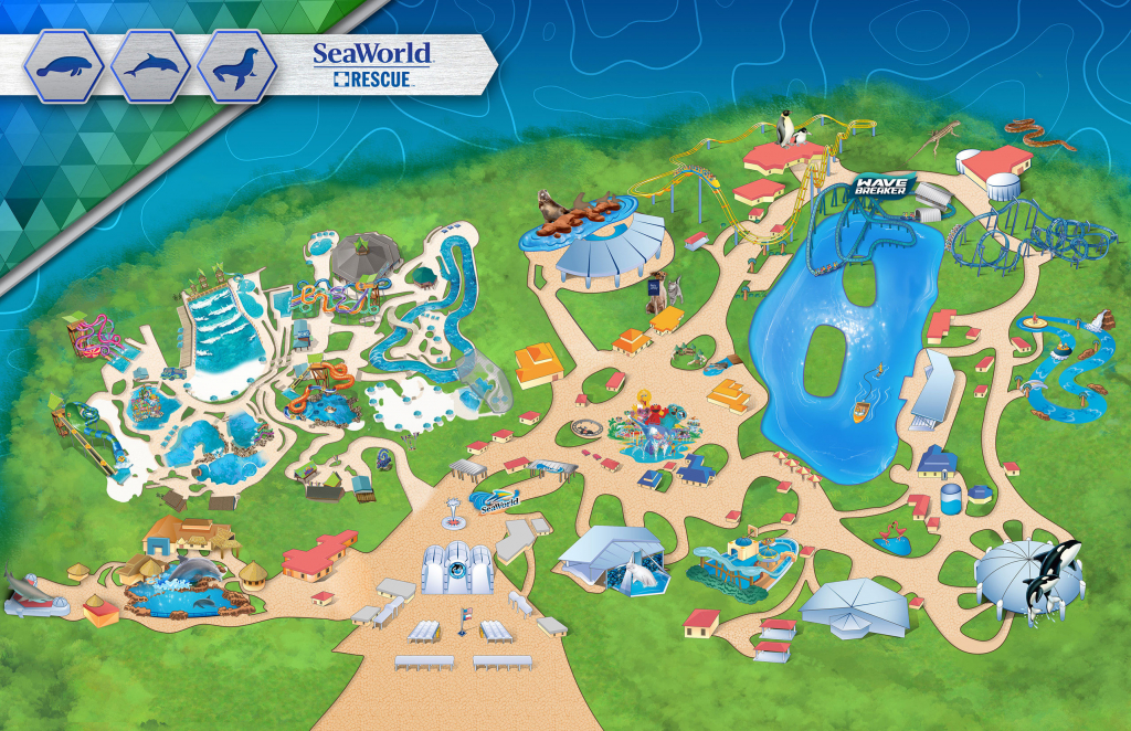 Amusement Parks In The Us Map Themeparkmap Best Of Seaworld San