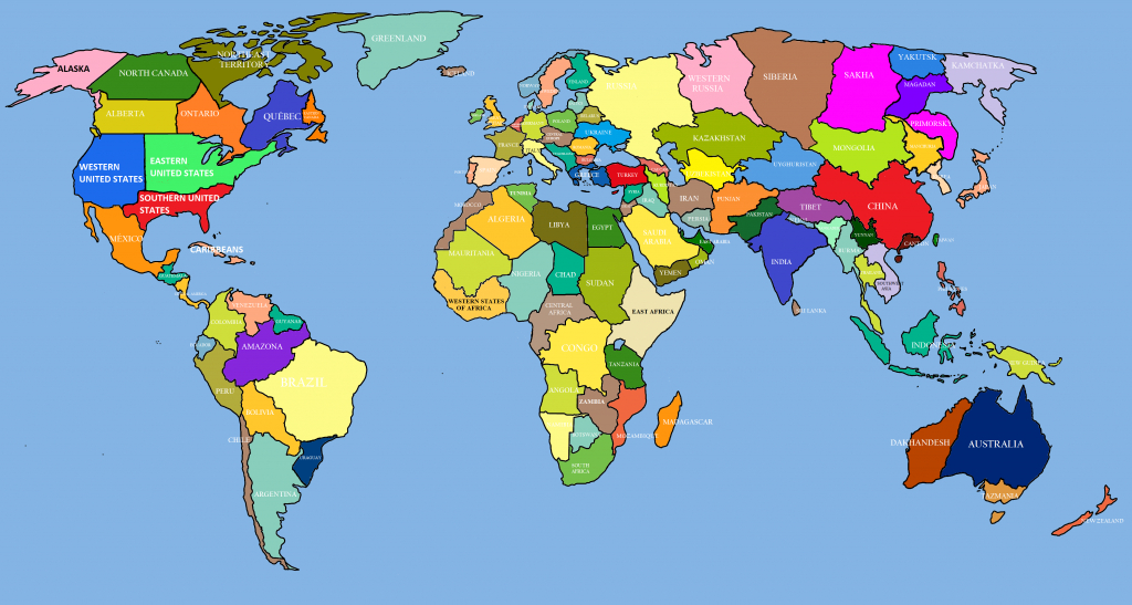 An Idea For An Alternate Risk Board Game. Please Leave Feedback To - Risk Board Game Printable Map