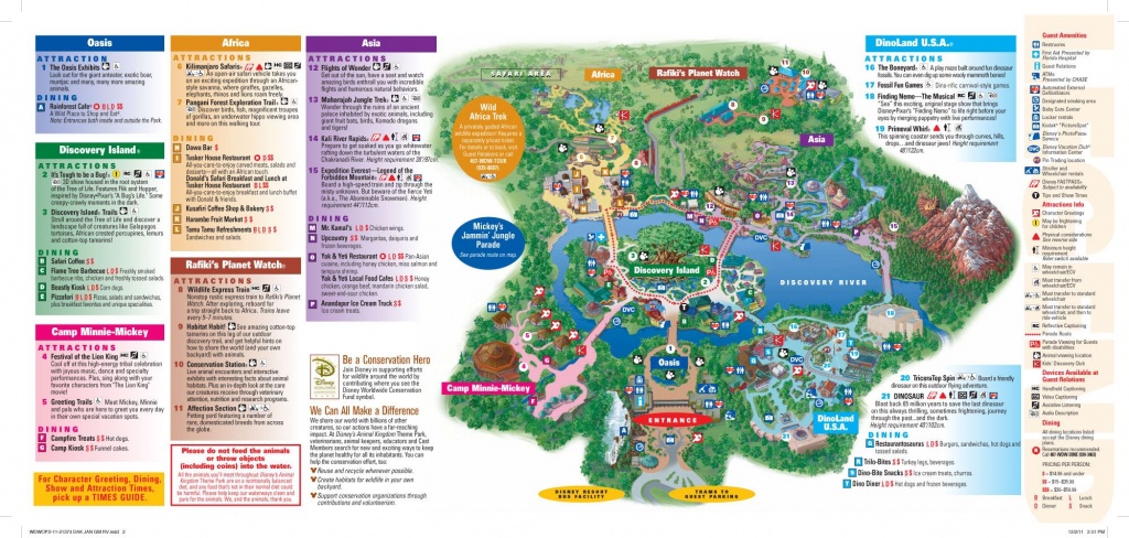 Animal Kingdom Map | Disney Ideas | Disney World Map, Disney Map - Printable Maps Of Disney World Theme Parks
