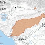 Animated Map: Watch As The Thomas Fire Explodes In Ventura County   Fire Watch California Map