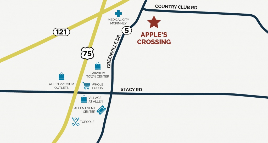 Apple&amp;#039;s Crossing In Fairview, Txcb Jeni Homes - Fairview Texas Map