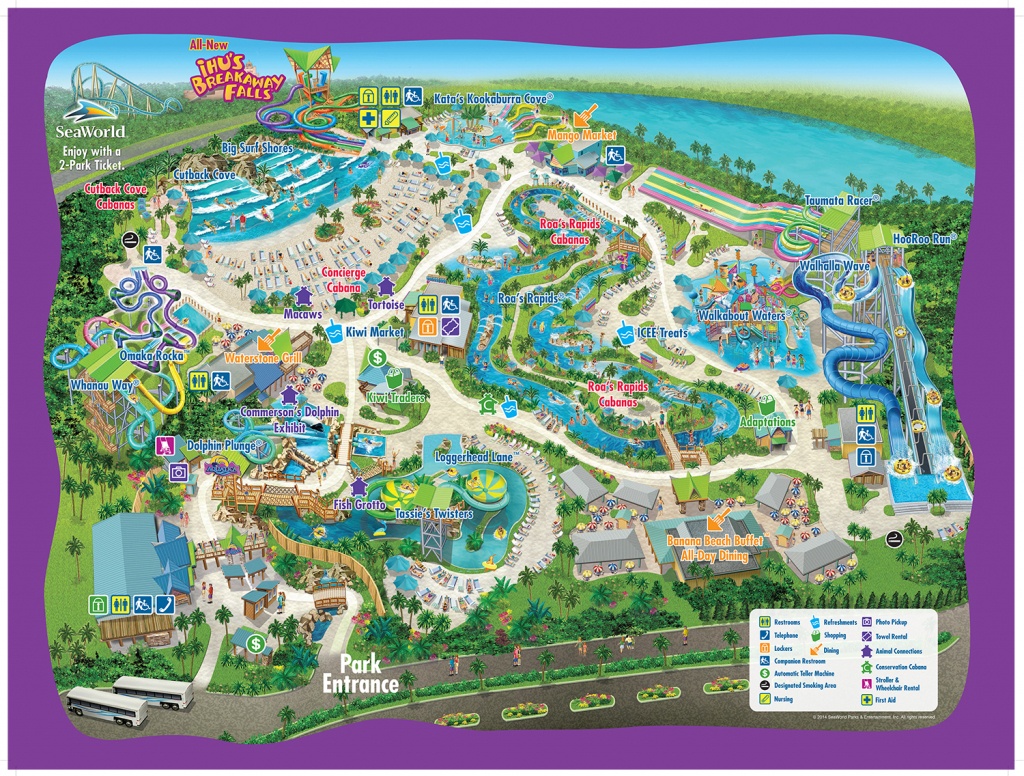 Aquatica - Aquatica Florida Map