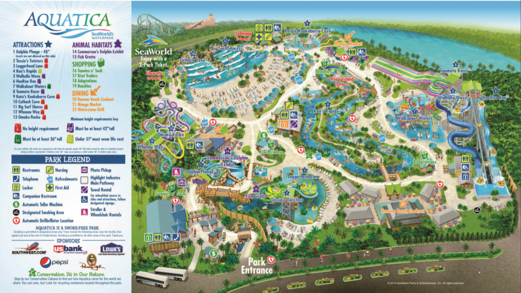 Aquatica Orlando : Austin Texas Lady Bird Lake - Aquatica Florida Map