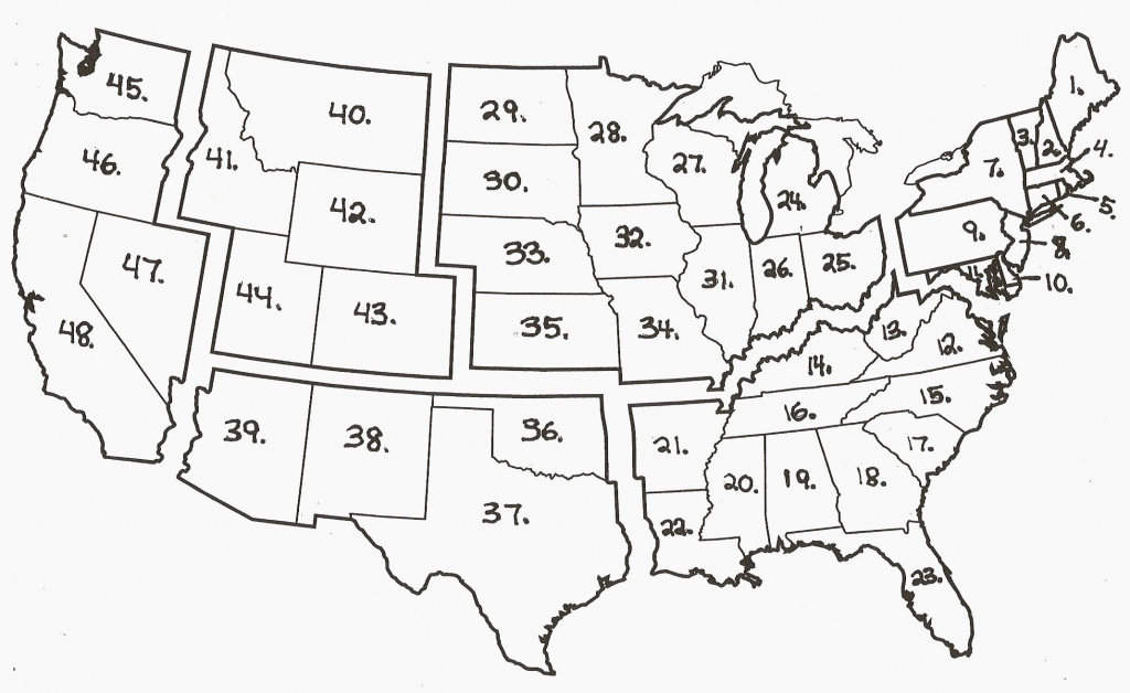 states and capitals map quiz printable free printable maps
