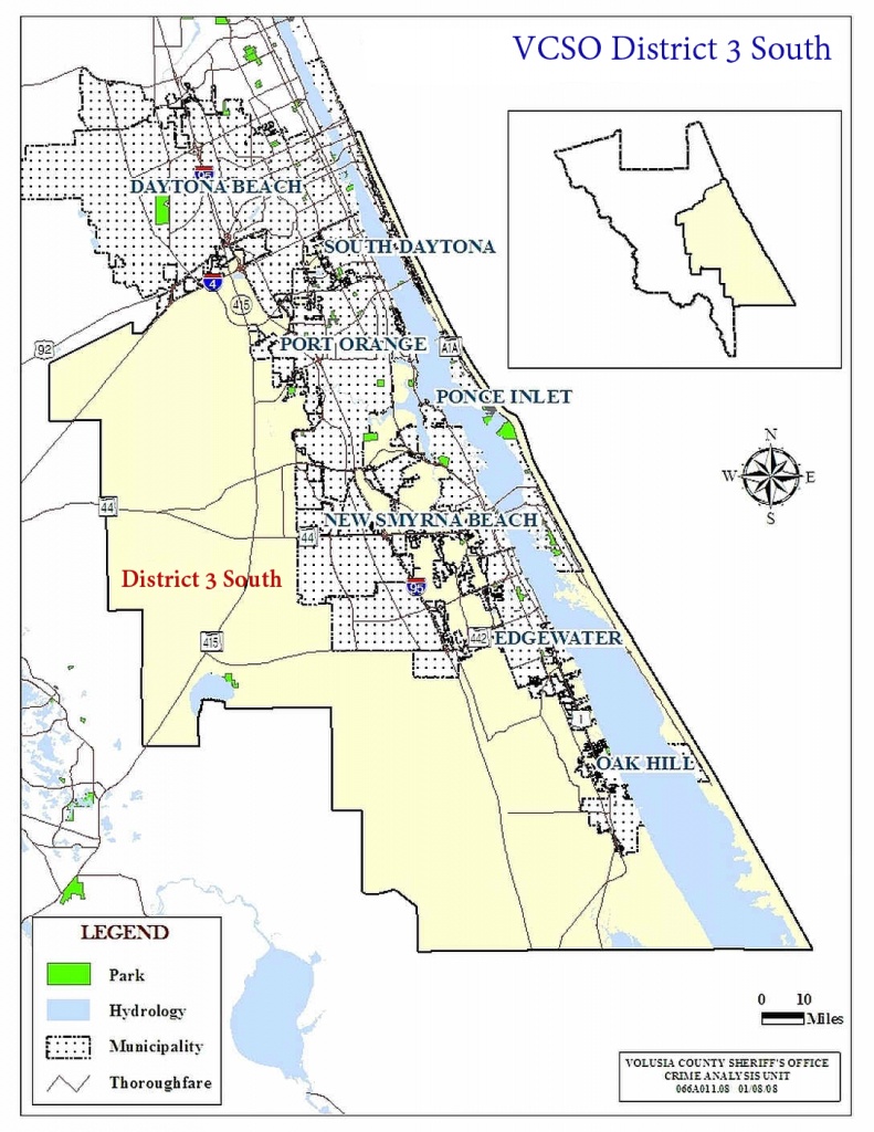 Archived Daily District 3 South Reports Edgewater Florida Map 