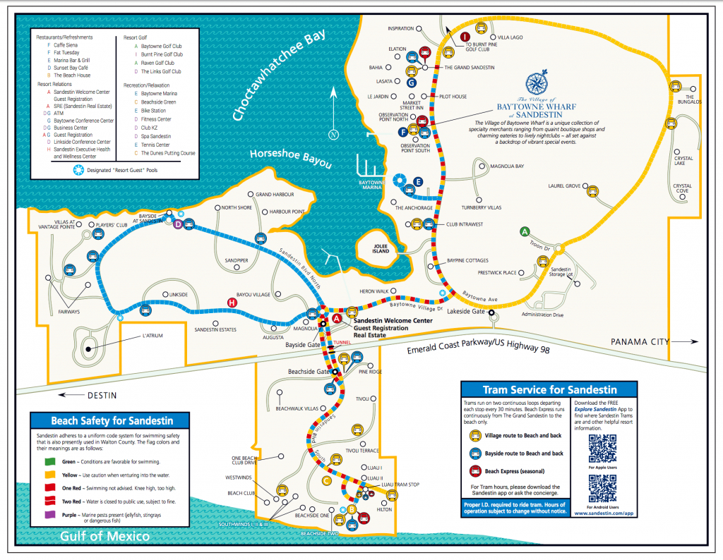 Area Maps | Sandestin Beach Maps | Hilton Sandestin Beach Golf - Destin Florida Location On Map
