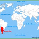 Argentina Location On The World Map   Printable Map Of Argentina