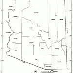 Arizona Free Map   Free Printable Map Of Arizona