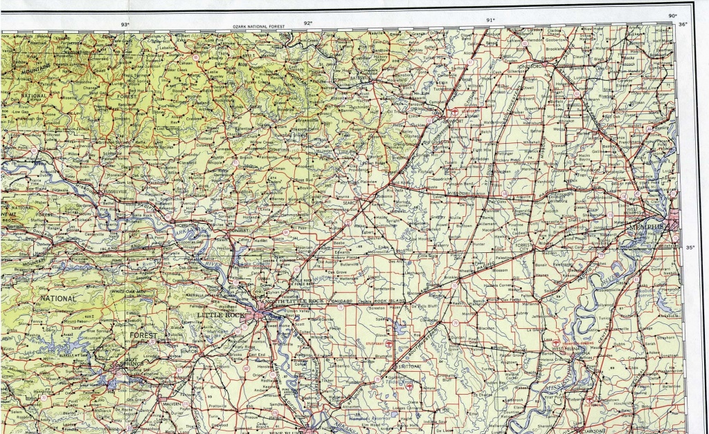 Arkansas Maps - Perry-Castañeda Map Collection - Ut Library Online - Texas Arkansas Map