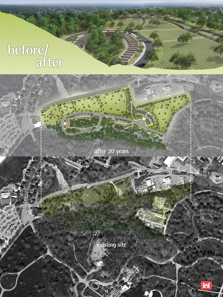 Arlington National Cemetery To Share Design For Millennium Expansion - Printable Map Of Arlington National Cemetery