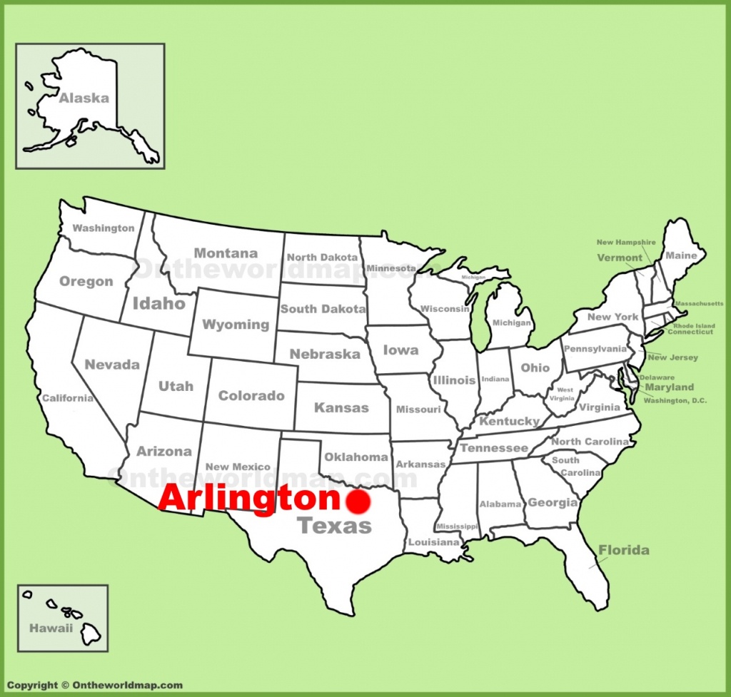 Arlington (Texas) Location On The U.s. Map - Arlington Texas Map
