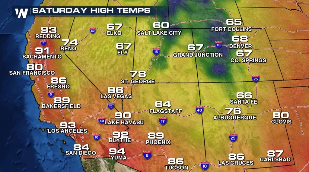 As We Ring In Fall, It&amp;#039;s Still Going To Feel Like Summer - Weathernation - Weather Heat Map California