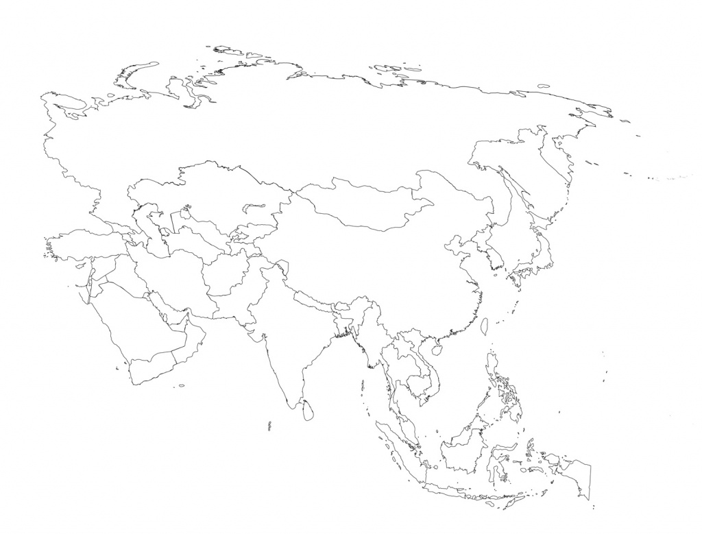 Asia Political Map Blank And Travel Information | Download Free Asia - Asia Political Map Printable