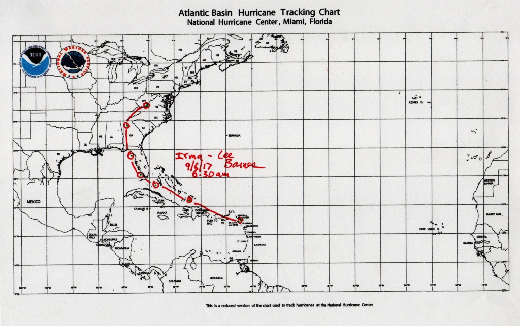 Printable Hurricane Tracking Map - Free Printable Maps