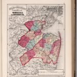 Atlas Of New Jersey, Counties Of Middlesex And Monmouth.   David   Printable Map Of Monmouth County Nj