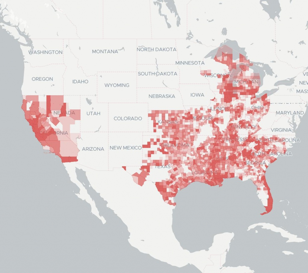 At&amp;amp;t Internet (U-Verse): Coverage &amp;amp; Availability Map - Winston California Map