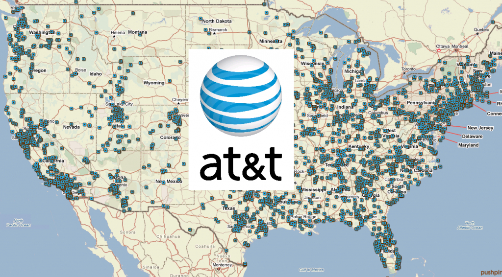 Att Service Plans And Coverage Review Atampt Florida Coverage Map 