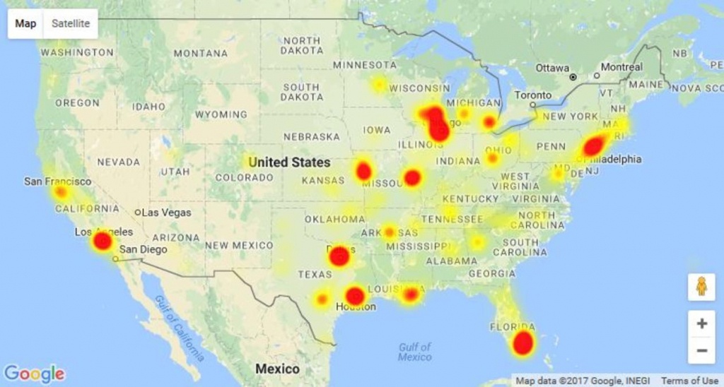 Att Service Restored After Voice Outage Affected Business Customers Power Outage Map Texas 