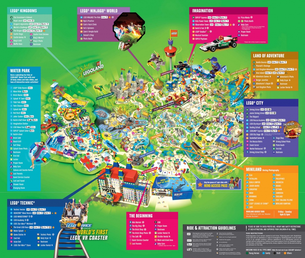 Legoland Map California Pdf Free Printable Maps