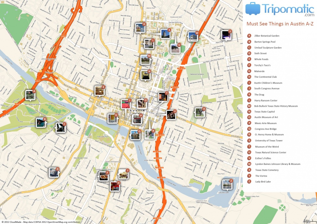Austin Printable Tourist Map | Free Tourist Maps ✈ | Tourist Map - Printable Map Of Austin Tx