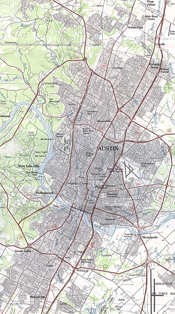 Austin, Texas Maps - Perry-Castañeda Map Collection - Ut Library Online - Austin Tx Map Of Texas