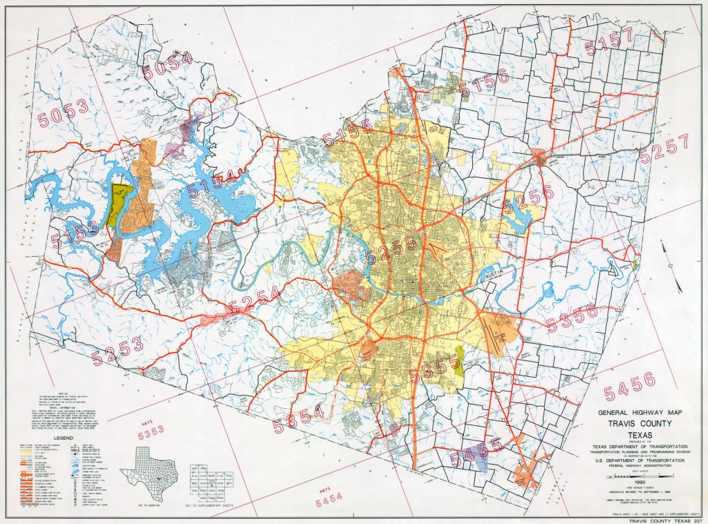 Austin, Texas Maps - Perry-Castañeda Map Collection - Ut Library Online - Texas Property Lines Map