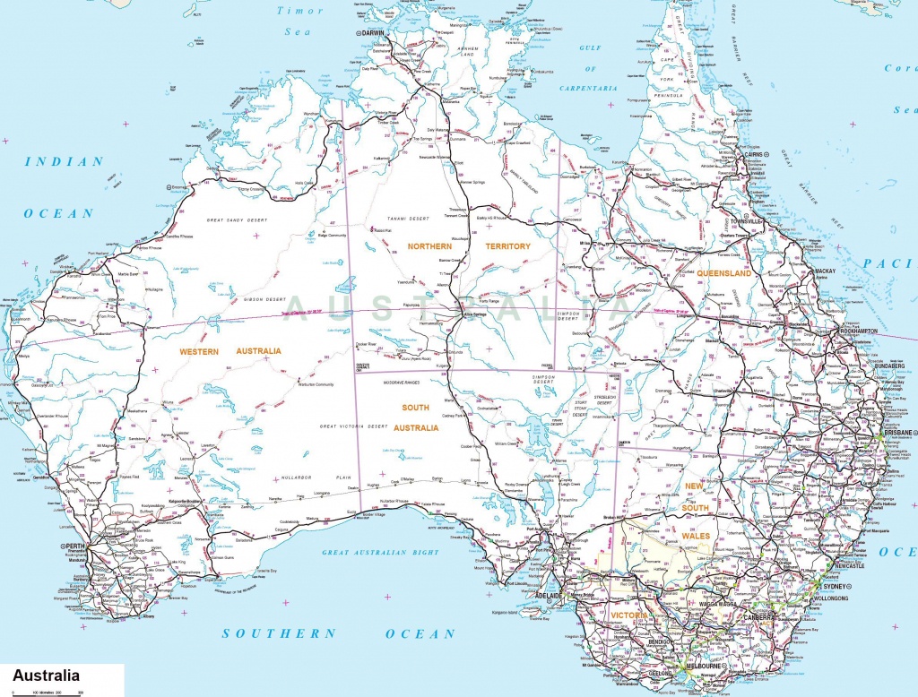 Australia Maps | Printable Maps Of Australia For Download - Printable Map Of Victoria Australia