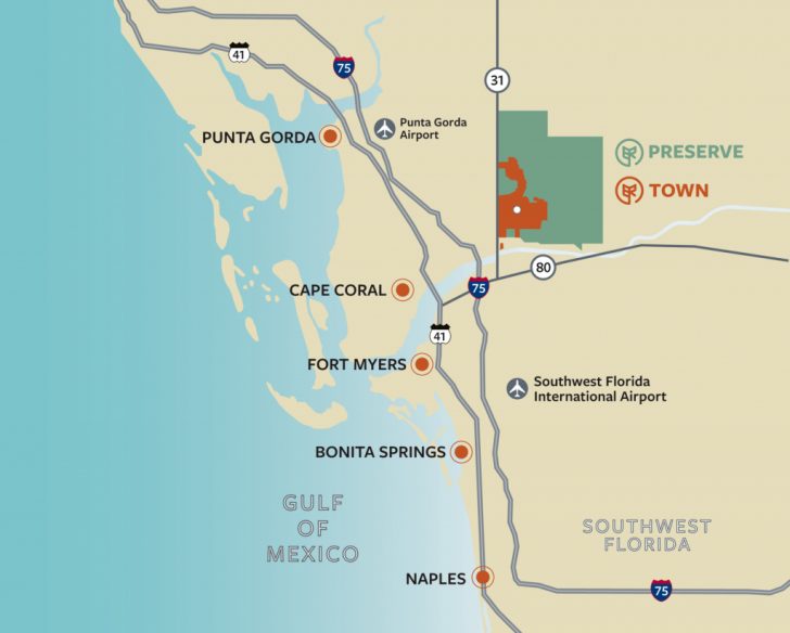 Babcock Ranch Florida Map
