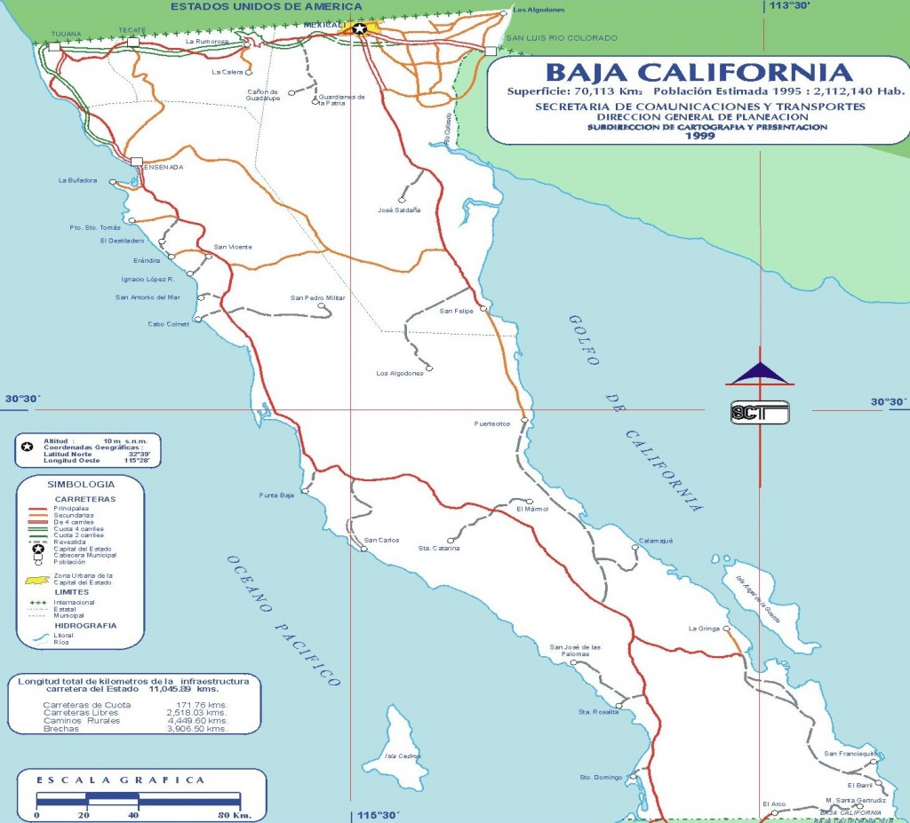 Baja California Map | Gifex - Baja California Norte Map