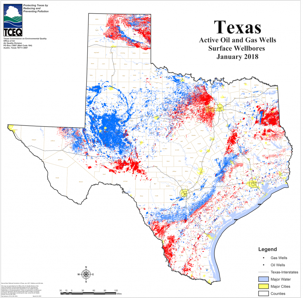 Barnett Shale Maps And Charts - Tceq - Www.tceq.texas.gov - Texas Gas Pipeline Map