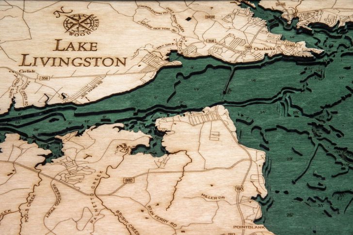 Map Of Lake Livingston Texas