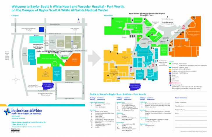Baylor Hospital Dallas Texas Map