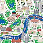 Beautiful Colorful London Children Englishs London Top Tourist   Printable Children&#039;s Map Of London