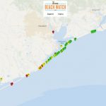 Before You Head To Beach: Elevated Levels Of Fecal Matter   Crystal Beach Texas Map