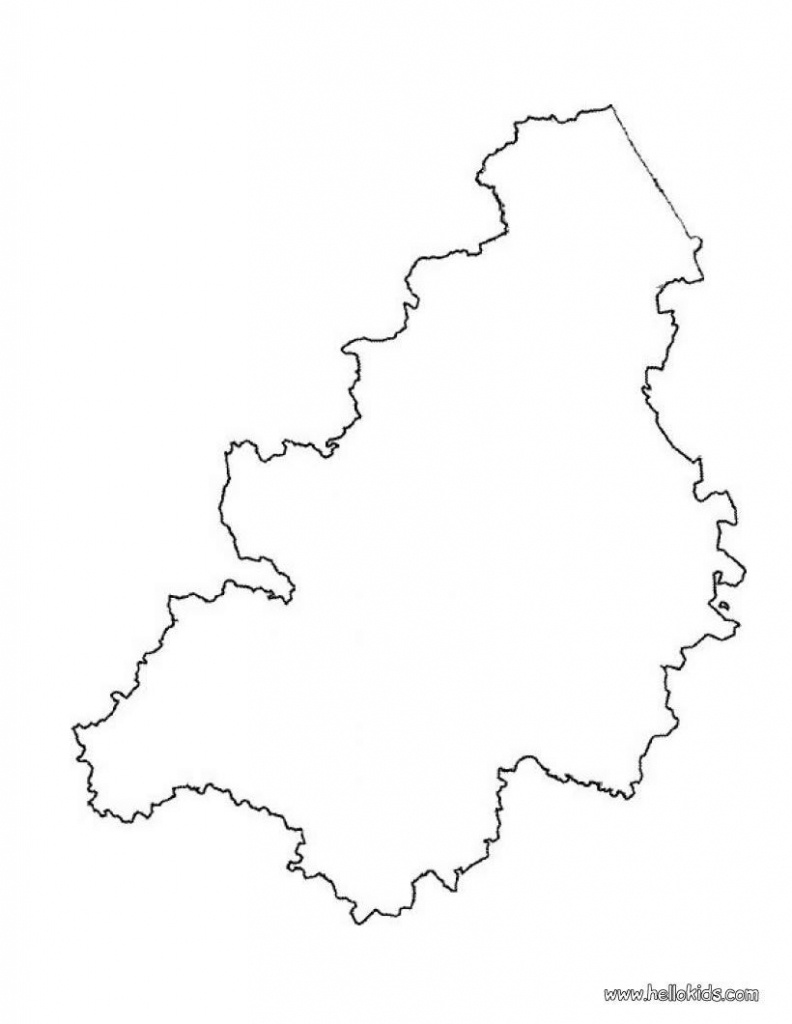 Belgium Map (Blank) To Print And Color Or Color On Line And Print - Printable Map Of Belgium