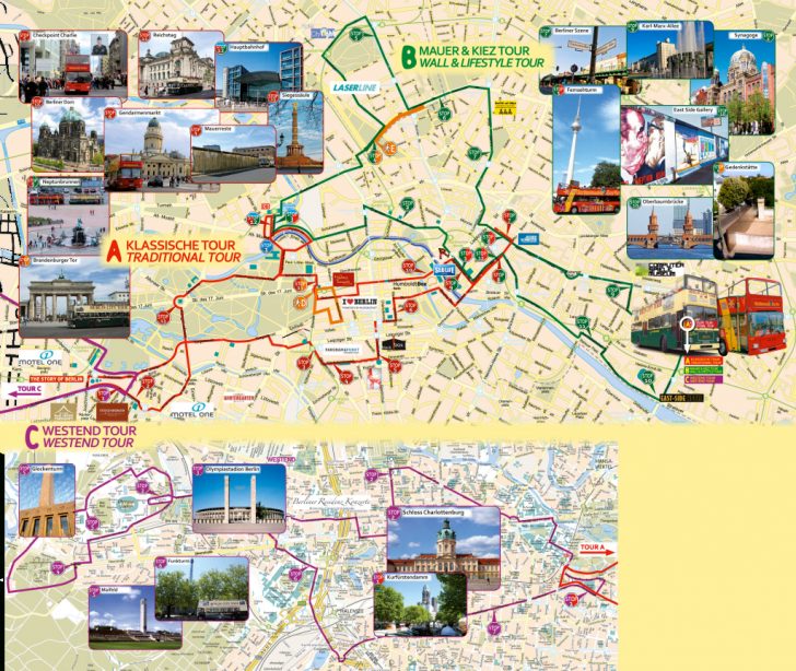Berlin Tourist Map Printable