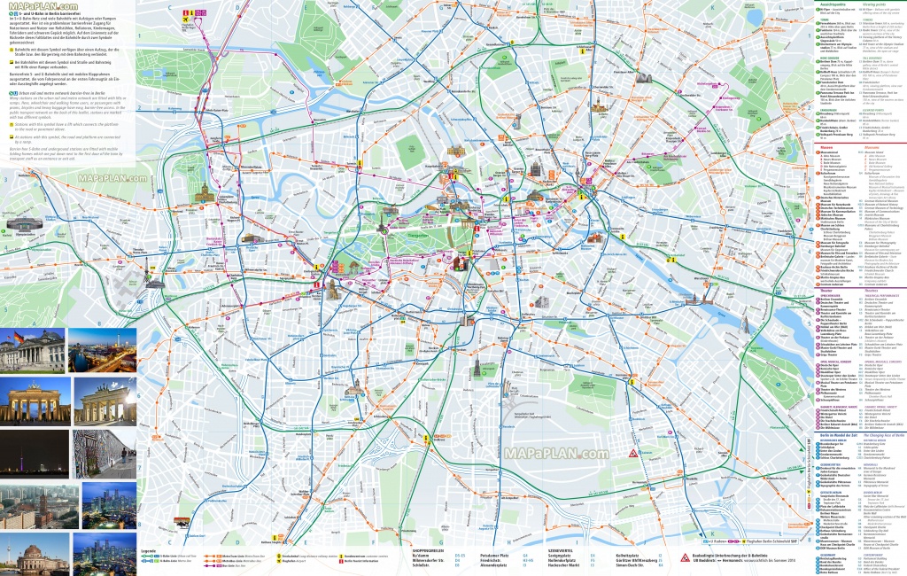 Berlin Maps - Top Tourist Attractions - Free, Printable City Street Map - Printable Map Of Berlin