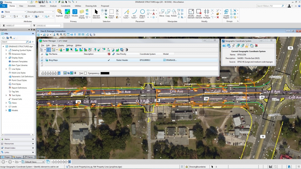 Bing Maps In Microstation - Microstation Blog - Microstation - Bing Maps Florida