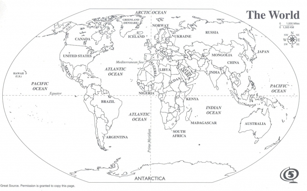 Black And White World Map With Continents Labeled Best Of Printable World Ocean Map Printable