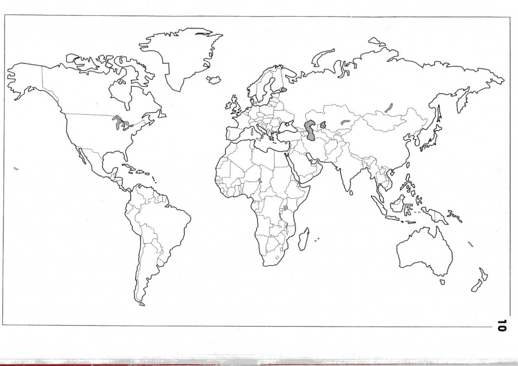 Blank Africa Map Quiz - Design Templates - World Map Quiz Printable