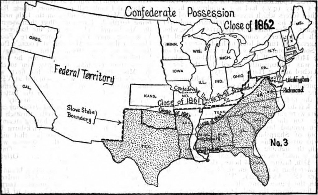 American Civil War States Map